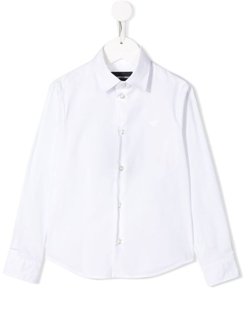 Camicia bambino bianca EMPORIO ARMANI KIDS | 8N4CJ01N06Z0100
